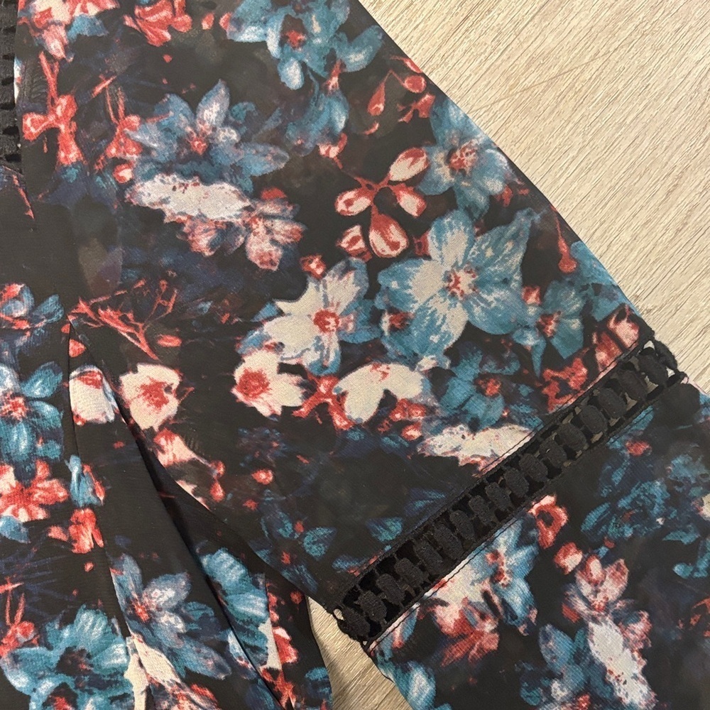 BCBGeneration Floral Black Dress - Picture 2 of 5